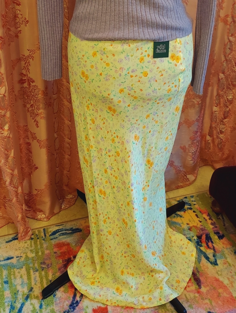 Wild Fable Floral Maxi Skirt